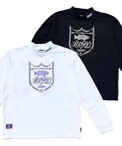 Alternative view of KTF x Bass Brigade Mock Neck Elite Dry L/S Tee